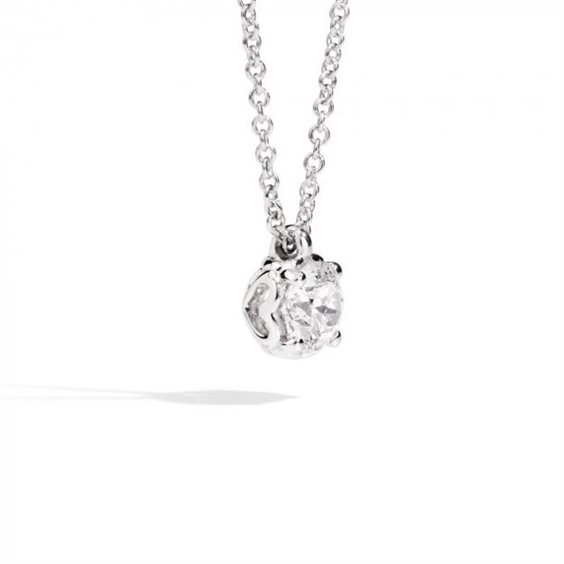 Collana Recarlo Donna Anniversary in Oro bianco Diamante 0.12 Ct P01PX730/012-45 - P01PX730/012-45